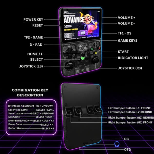 RetroNova™ Pocket Gaming Console